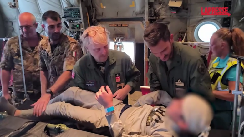 Gaza, in arrivo in Italia 31 bambini feriti: i C130 partiti da Eilat