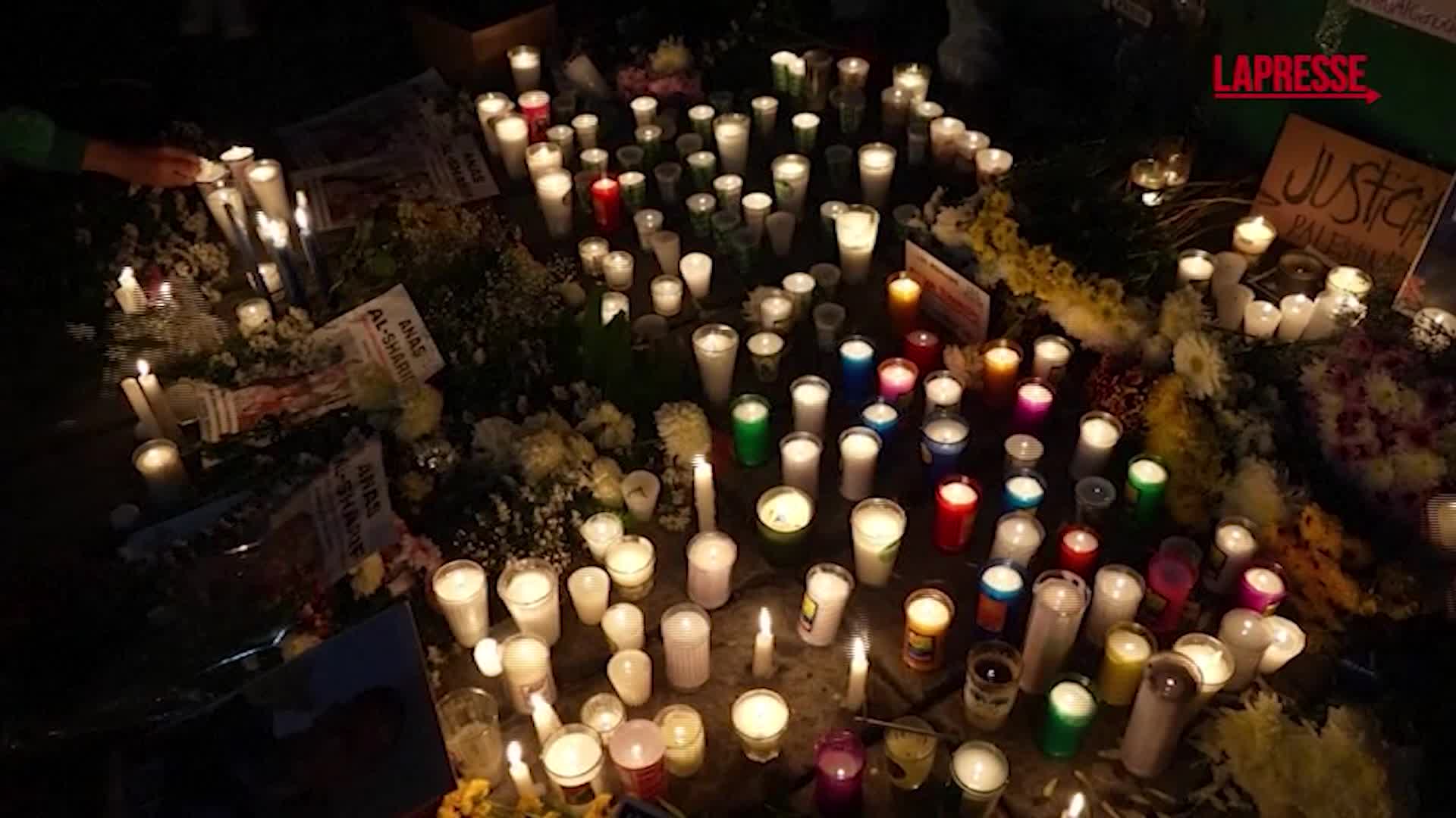 gaza veglia notturna a citt224 del messico per uccisione giornalista al sharif