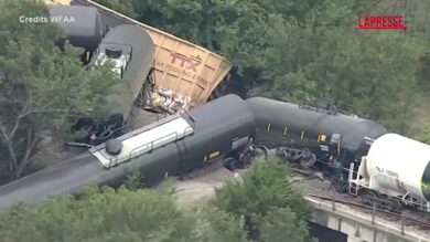 Texas, deraglia treno merci: 35 vagoni fuori dai binari