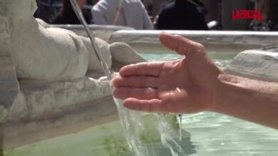 Allerta caldo, residenti e turisti nella morsa dell'afa a Roma