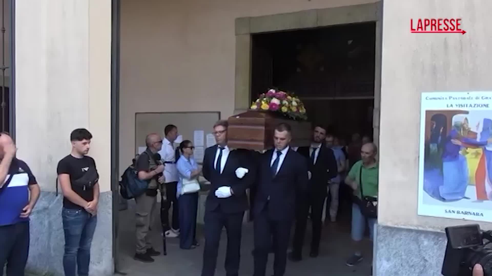 Funerali Cecilia de Astis a Milano, l