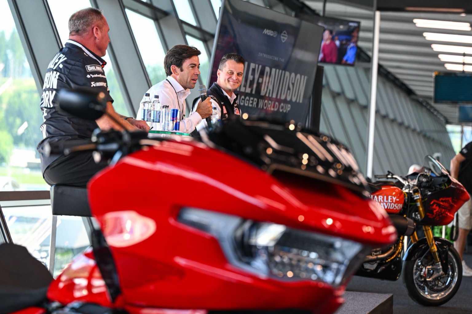 Harley Davidson e MotoGp presentano Harley Davidson Bagger World Cup