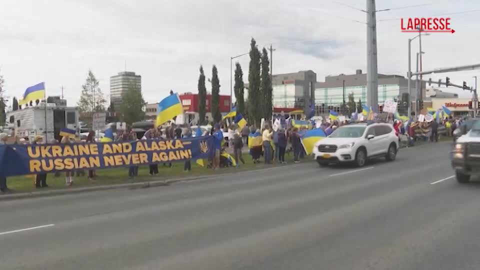 trump putin le proteste contro il vertice ad anchorage