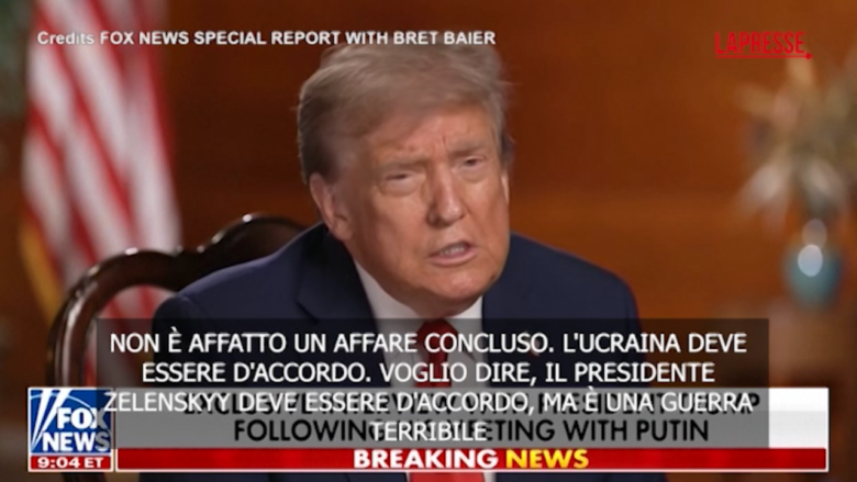 Ucraina, Trump: "Mio consiglio a Zelensky? Fai un accordo"