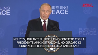 Ucraina, Putin: "Con Trump presidente non ci sarebbe stata la guerra"