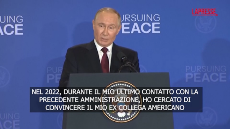 Ucraina, Putin: "Con Trump presidente non ci sarebbe stata la guerra"