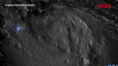 L’uragano Erin raggiunge la categoria 5 nei Caraibi: le immagini dal satellite