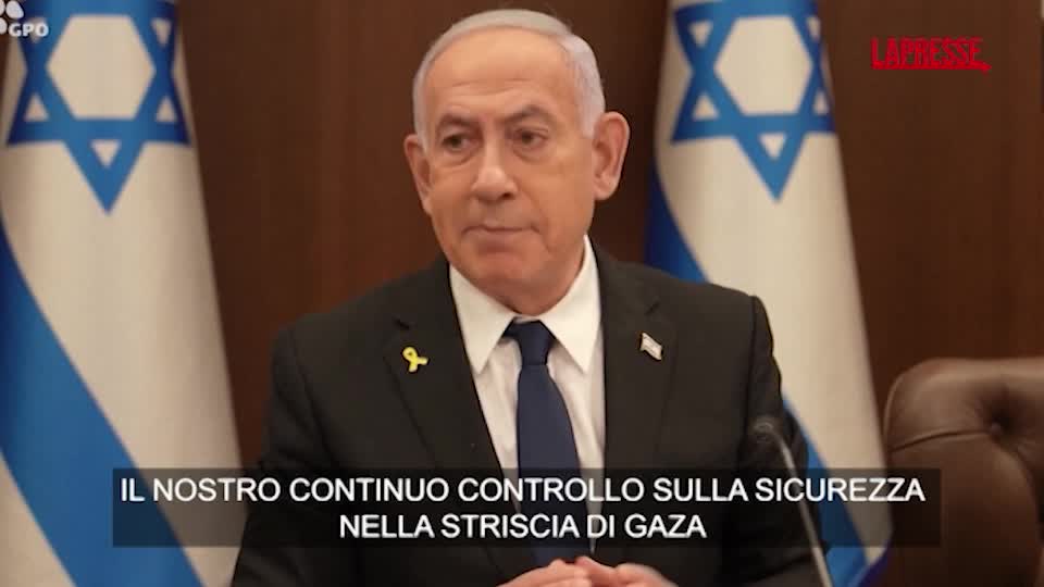 gaza netanyahu controllare la striscia 232 una delle condizioni per finire la guerra