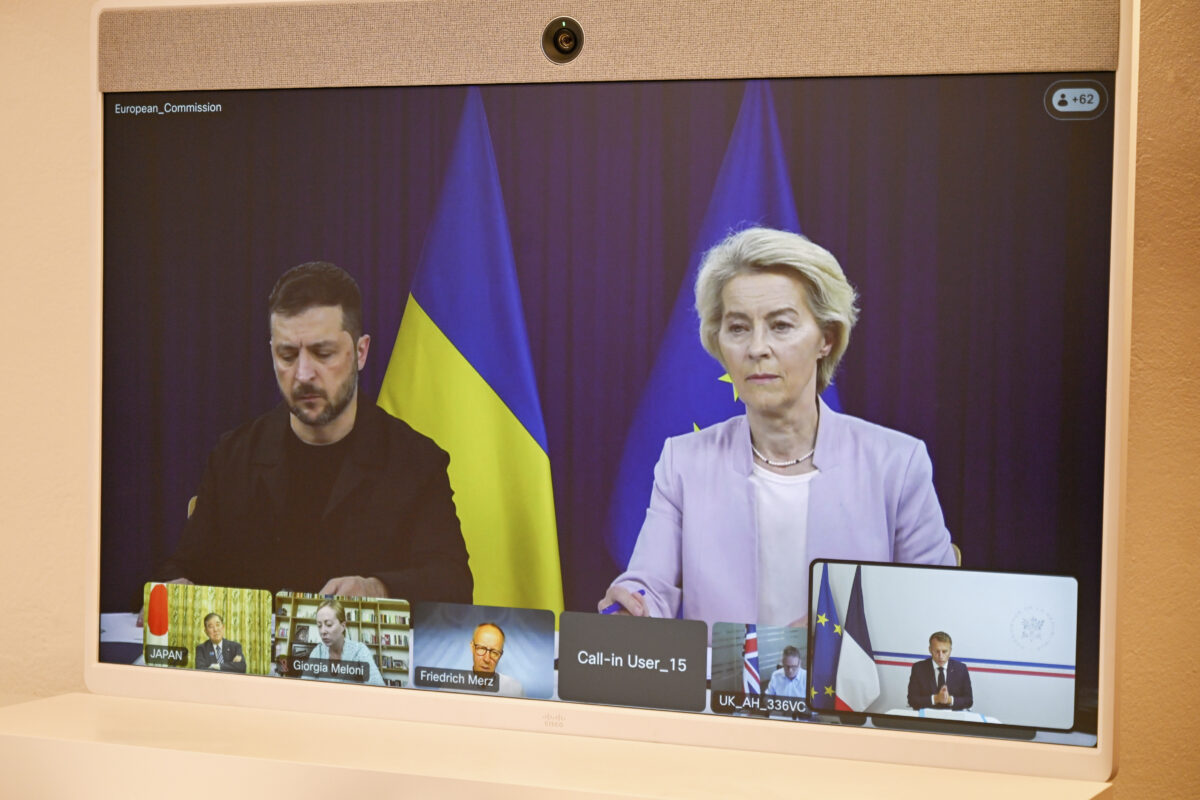 Ucraina, videoconferenza della coalizione dei volenterosi