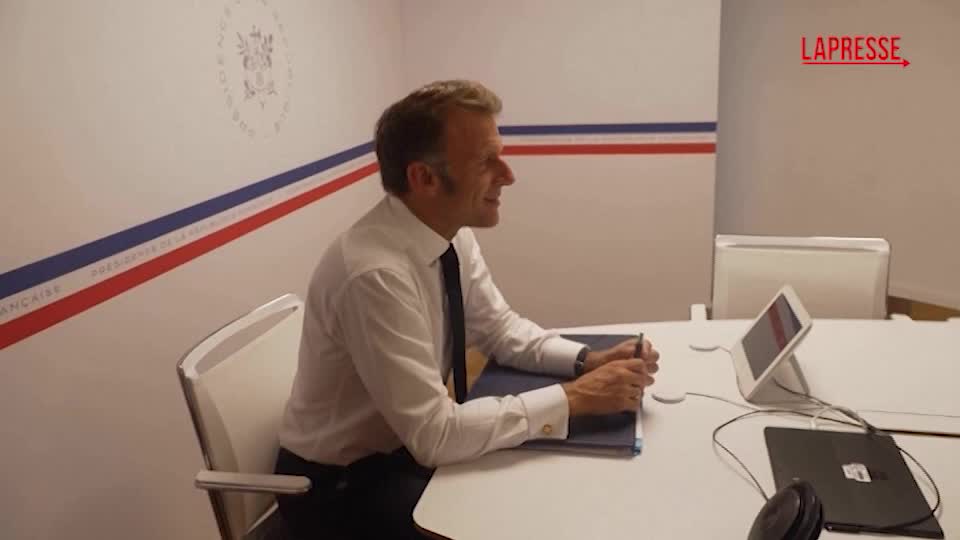 ucraina macron presiede video call della coalizione dei volenterosi