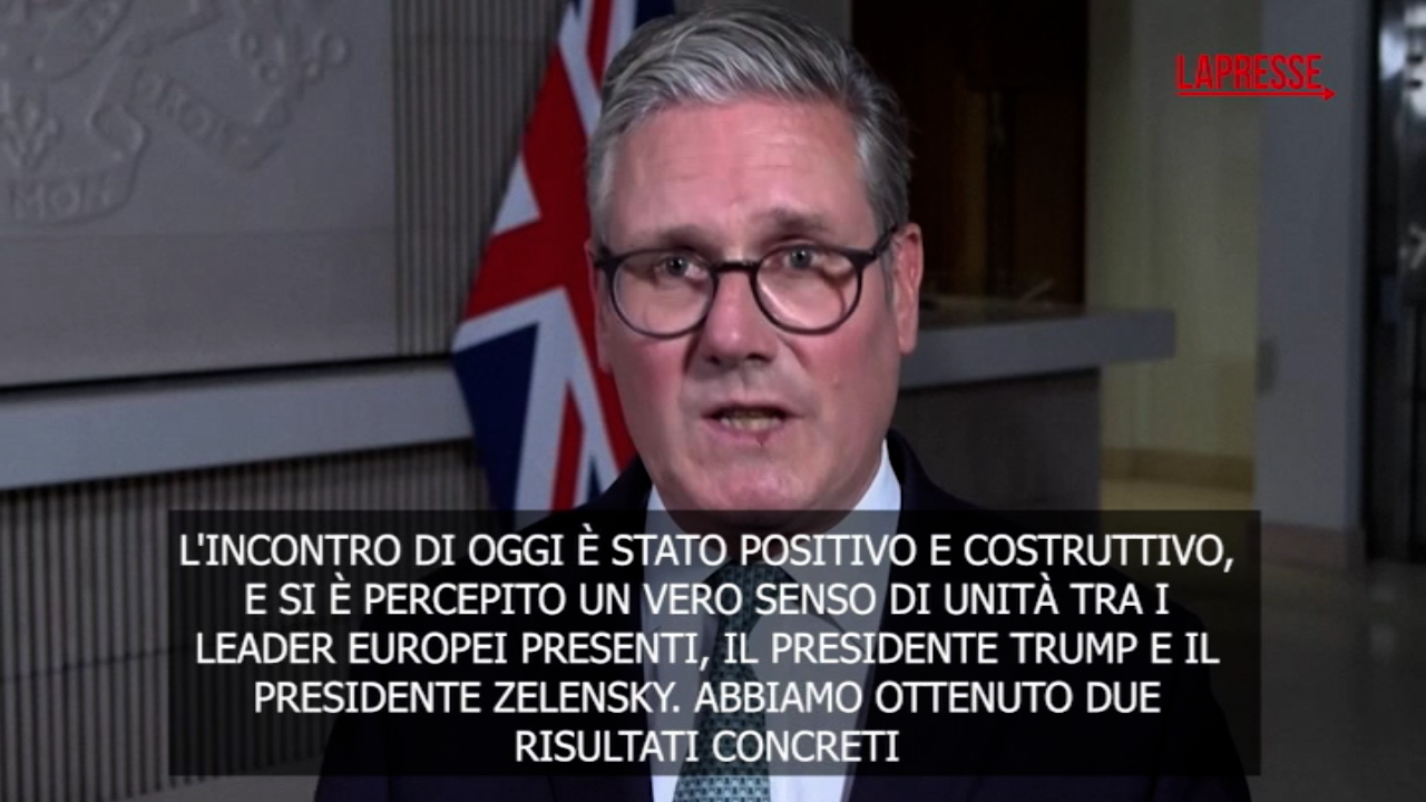 Ucraina, Starmer: "A Washington compiuti passi concreti"