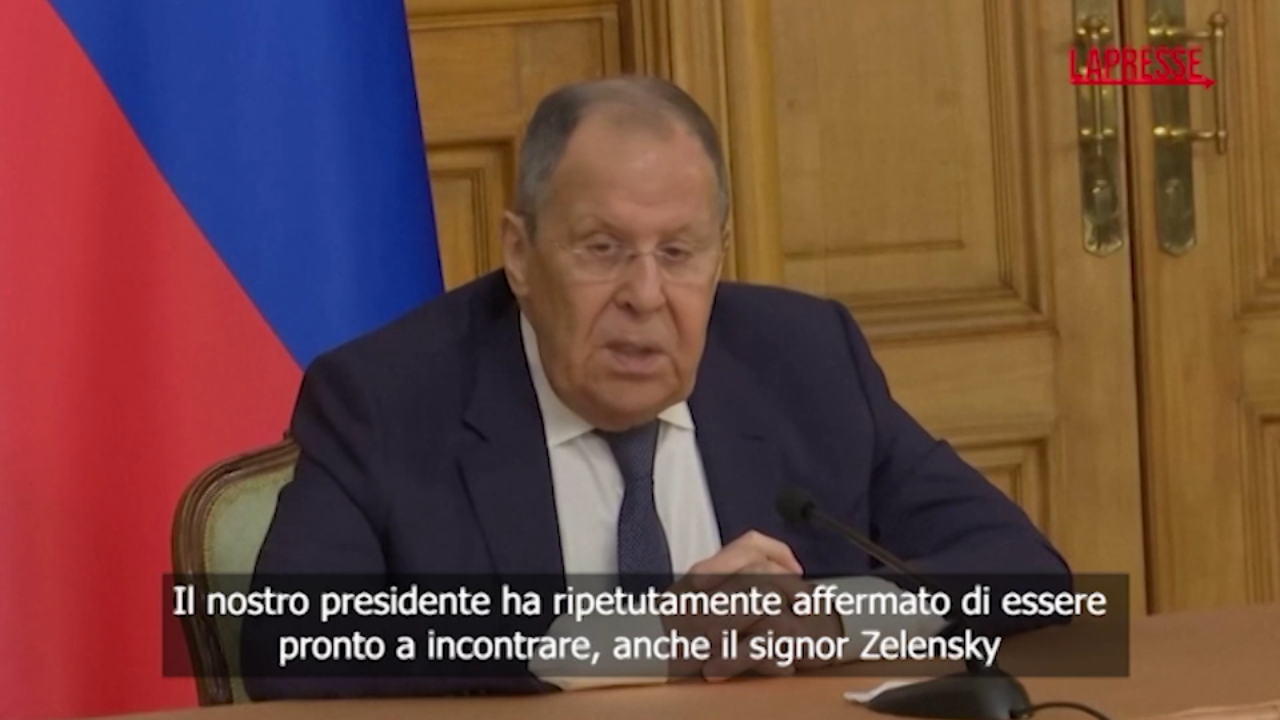 ucraina lavrov putin pronto a incontrare zelensky a determinate condizioni