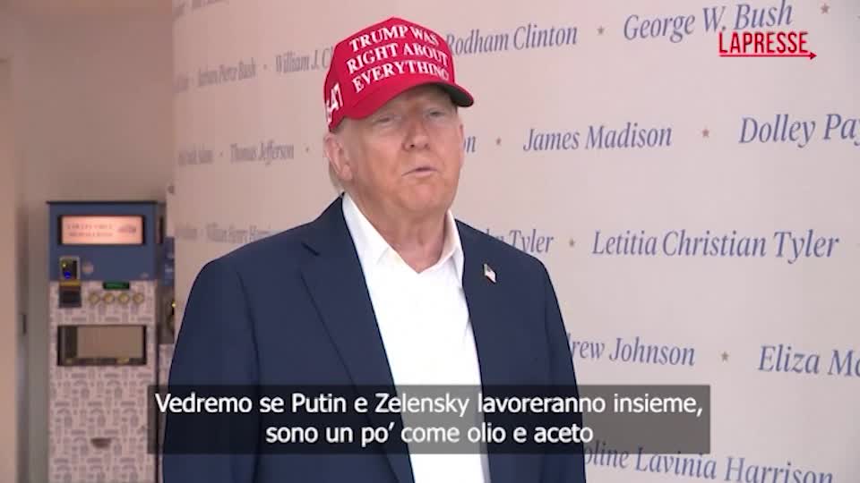 ucraina trump preferirei non essere all incontro putin zelensky