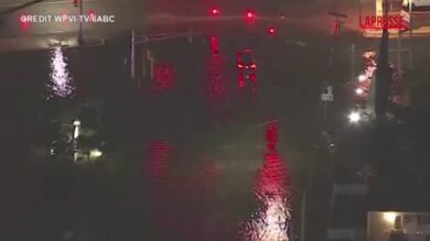 Uragano Erin, allagamenti in New Jersey