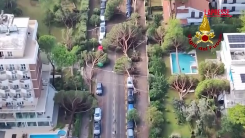 Maltempo sulla riviera romagnola: le immagini dall'alto delle zone più colpite