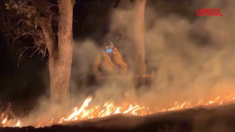 Usa, incendi in Oregon e California: i vigili del fuoco combattono tra le fiamme