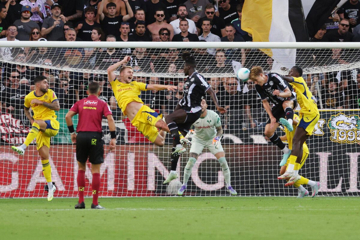 Udinese Verona 1 1, Serdar risponde a Kristensen Udinese Verona 1 1, Serdar risponde a Kristensen