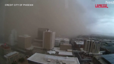 Phoenix, la devastante tempesta di sabbia in timelapse