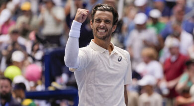 Us Open 2025, Musetti vola al secondo turno