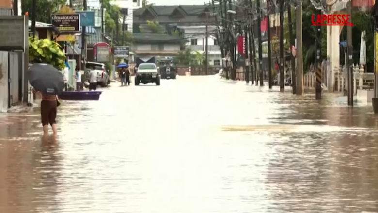 Thailandia, il tifone Kajiki causa inondazioni e frane