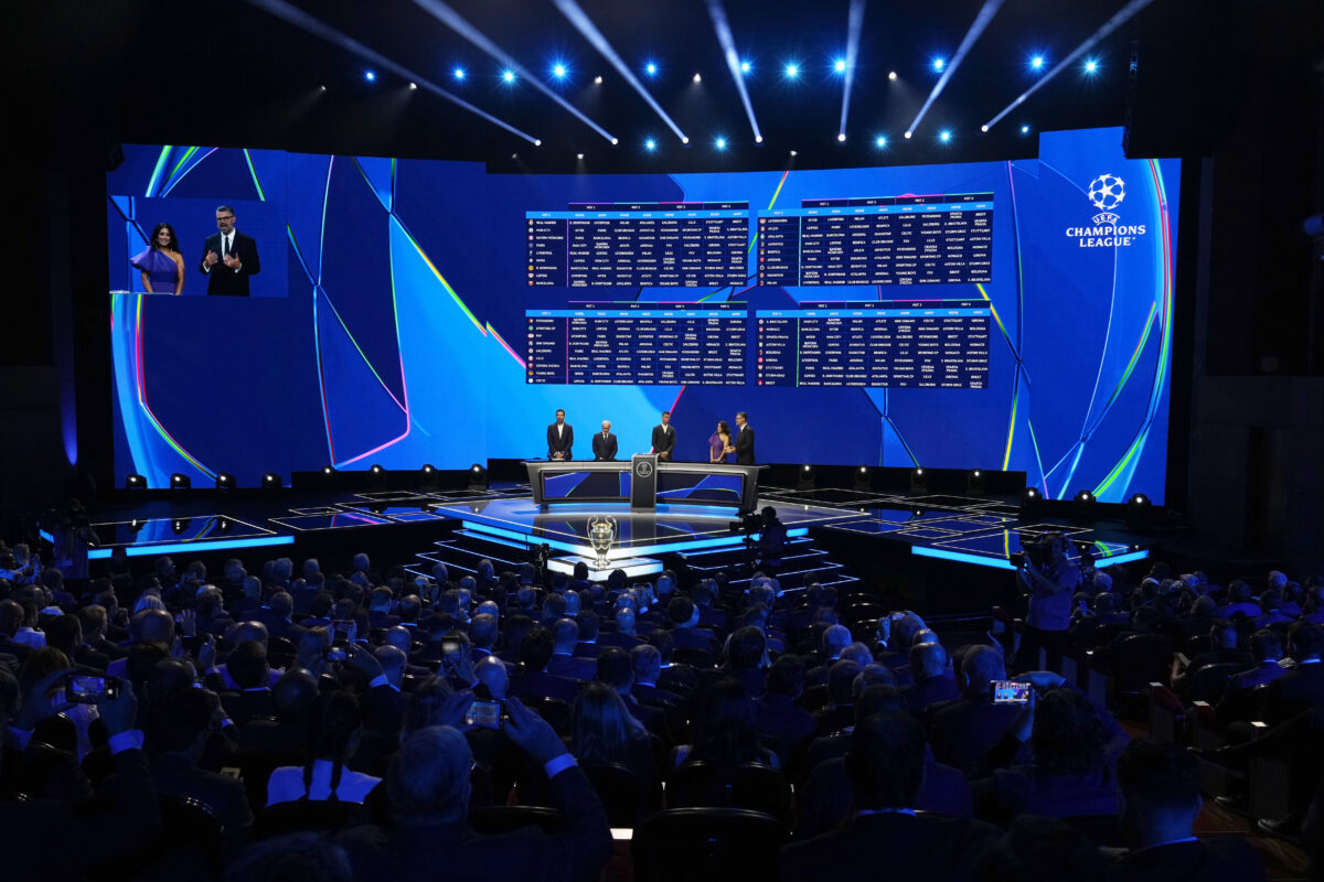 sorteggi champions 2025 2026 il 28 agosto orario fasce e dove vederli