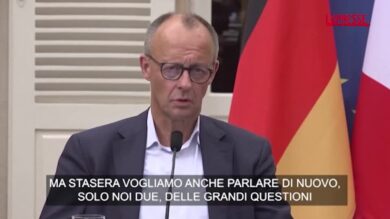 Ucraina, Merz: "E' evidente che non ci sarà nessun incontro Putin-Zelensky"