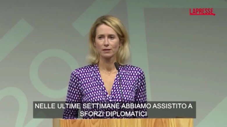 Ucraina, Kallas: "Putin deride sforzi pace, solo sanzioni funzionano"