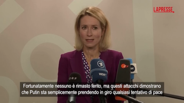 Ucraina, Kallas: "Putin deride sforzi pace, solo sanzioni funzionano"