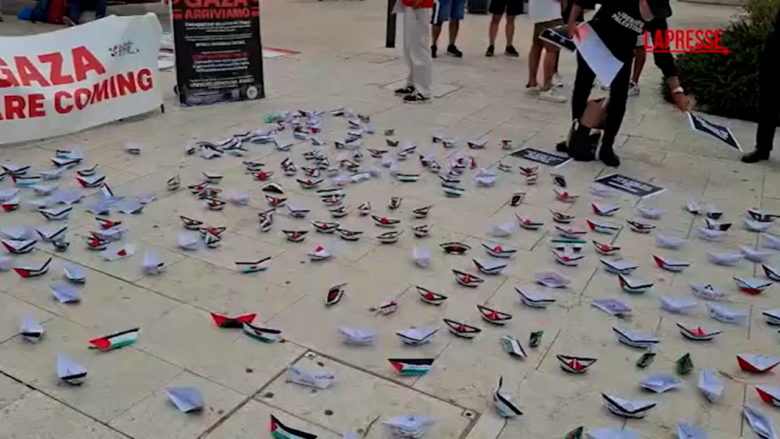 Mostra Cinema Venezia 2025, protesta pro Pal: arrivata nave con 700 persone