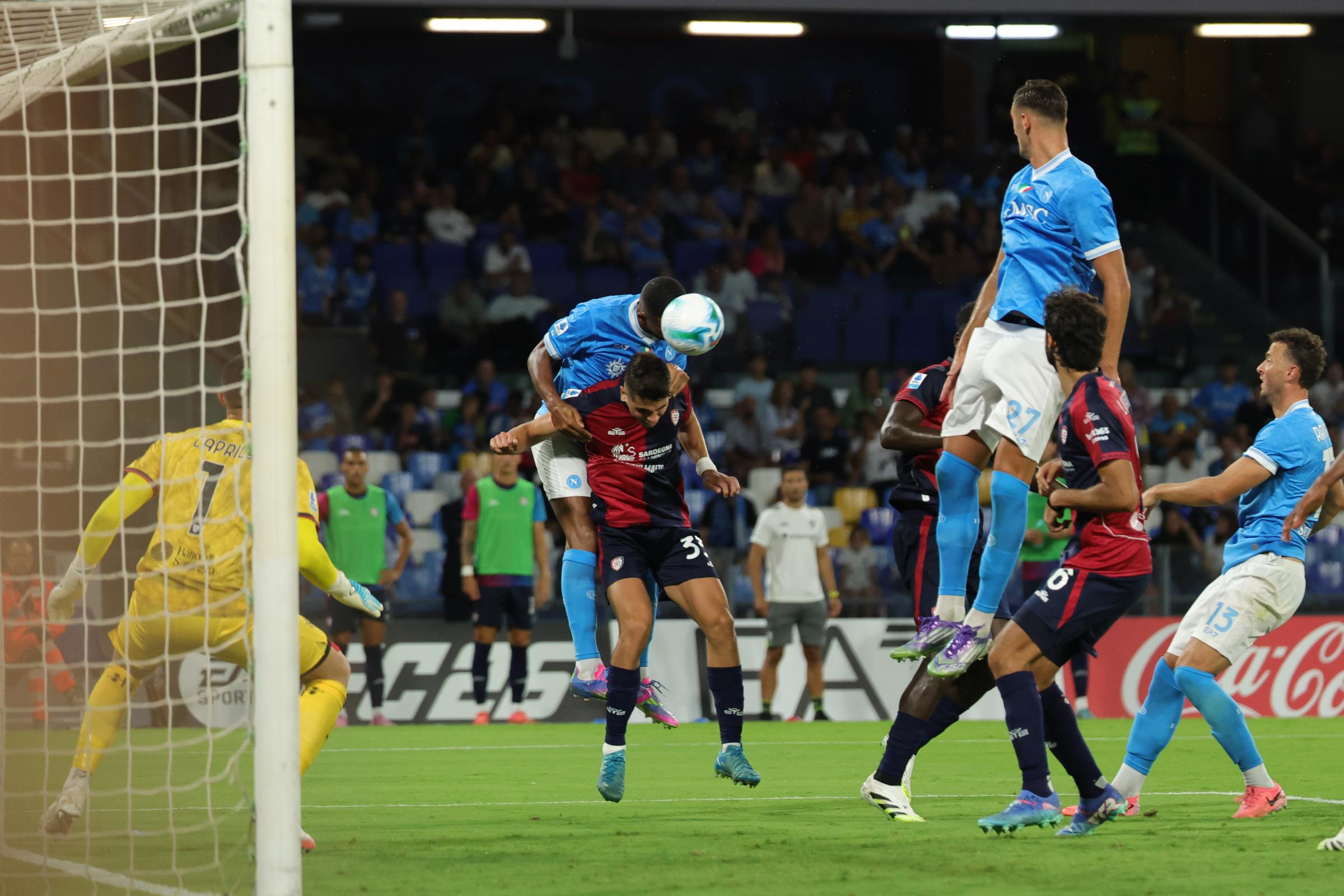 Napoli-Cagliari 1-0, decide Anguissa all’ultimo respiro
