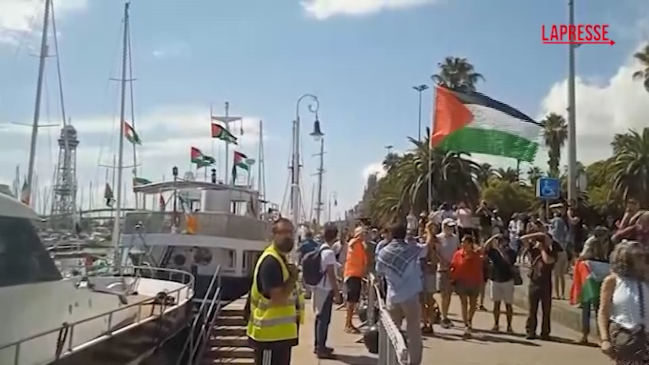 Barcellona, pronte le barche della Global Sumud Flotilla in partenza per Gaza Barcellona, pronte le barche della Global Sumud Flotilla in partenza per Gaza