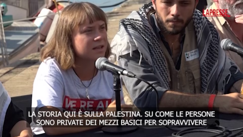 Greta Thunberg: “Global Sumud Flotilla a Gaza perché non c’è alternativa, potenti hanno tradito palestinesi”