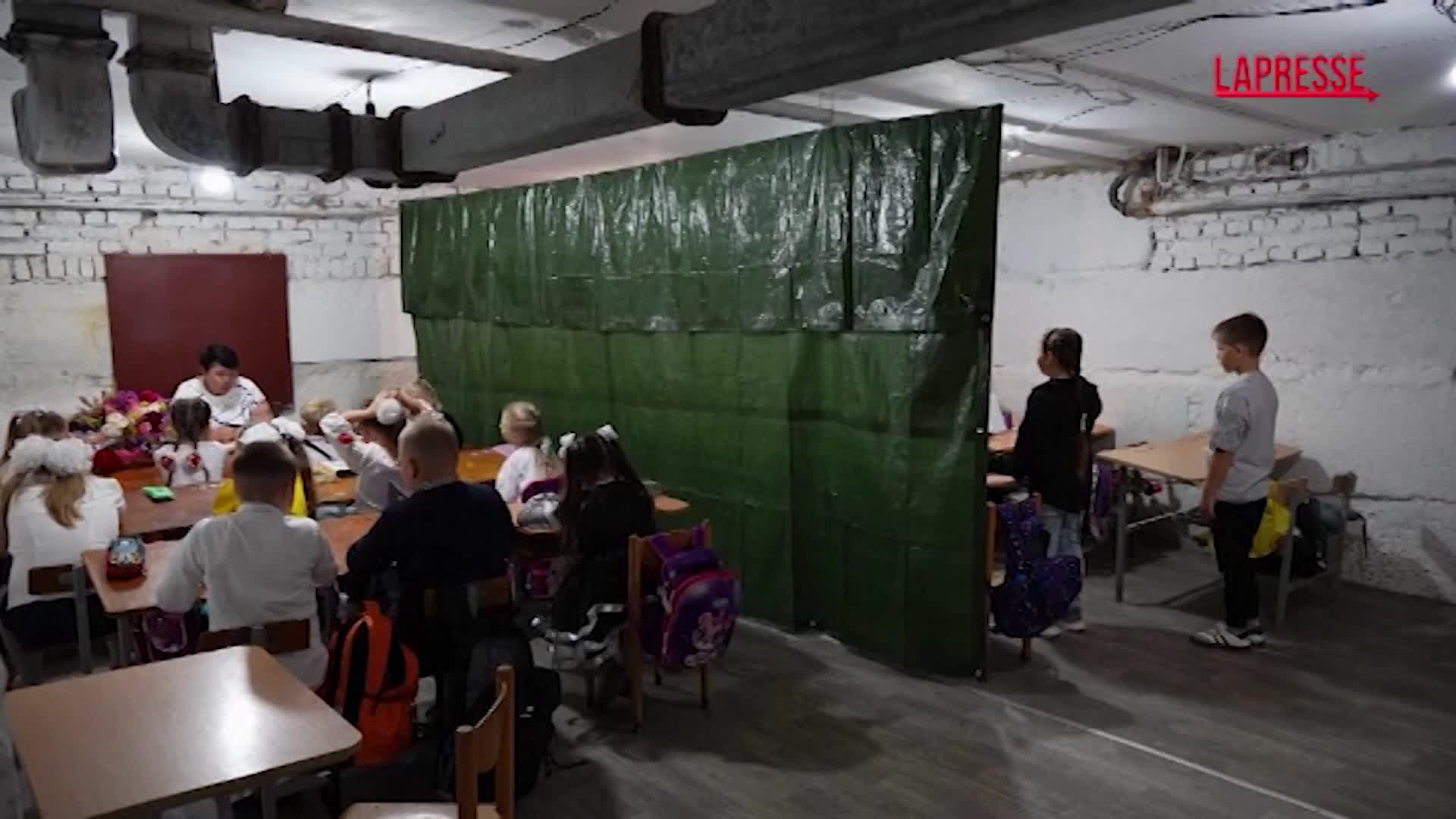 Ucraina, bambini a scuola in un rifugio sotterraneo: alla scoperta dell Ucraina, bambini a scuola in un rifugio sotterraneo: alla scoperta dell