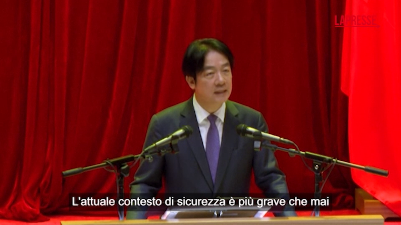 Presidente Taiwan: "Da Cina sfida a intero mondo democratico" Presidente Taiwan: "Da Cina sfida a intero mondo democratico"