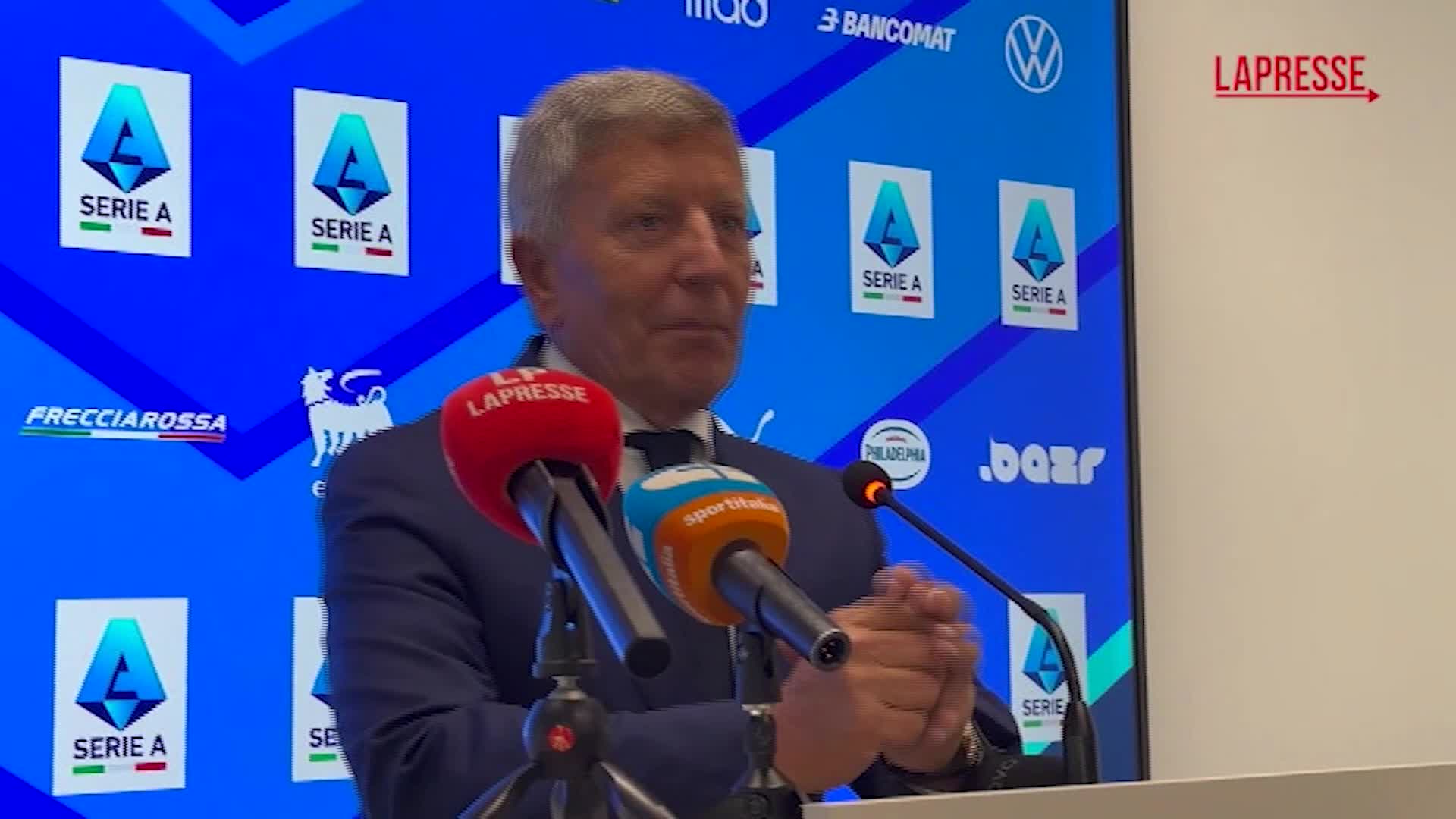 Serie A, Simonelli: "Da oggi ci chiamiamo Lega Calcio Serie A" Serie A, Simonelli: "Da oggi ci chiamiamo Lega Calcio Serie A"