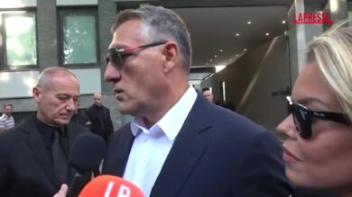 Armani, Vieri e Costanza Caracciolo alla camera ardente ricordano lo stilista