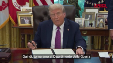 Usa, Trump cambia il nome del Pentagono: "Diventerà Dipartimento della Guerra"