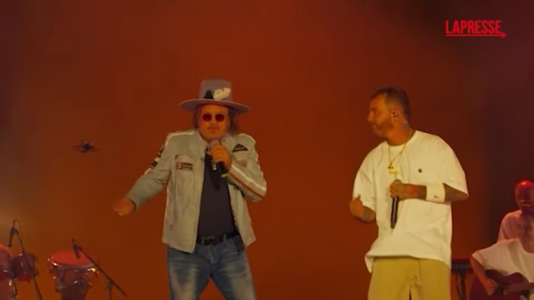 Salmo, il Lebonski Park incanta Milano: tra gli ospiti anche Zucchero