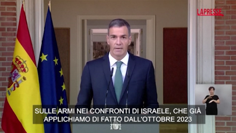 Spagna, Sanchez annuncia misure contro Israele: "Sta sterminando un popolo"