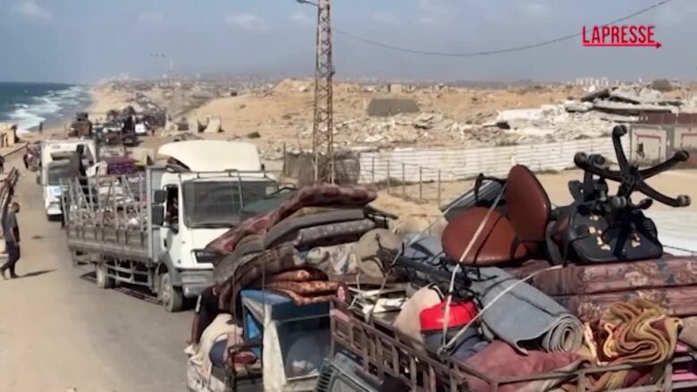 Gaza City, al via l'esodo verso il sud della Striscia