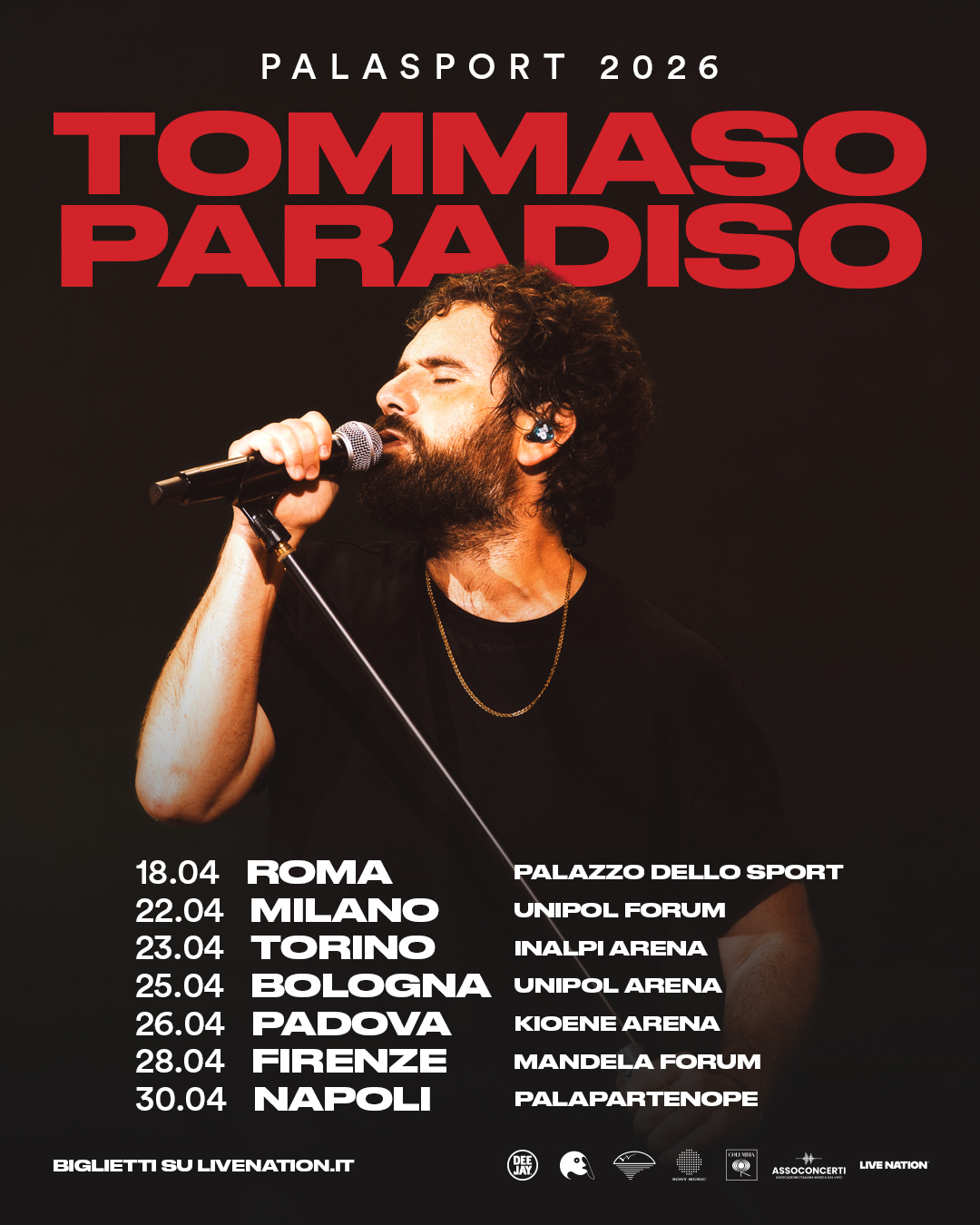 Tommaso Paradiso, nuovo singolo e tour nei palazzetti ad aprile Tommaso Paradiso, nuovo singolo e tour nei palazzetti ad aprile