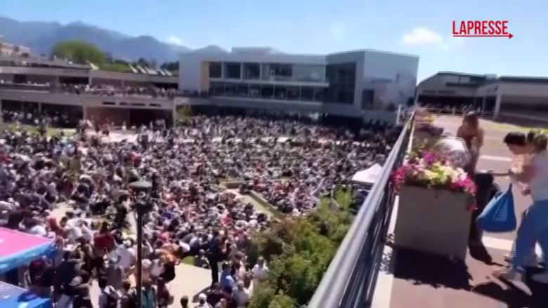 Charlie Kirk, il rumore dello sparo e la gente in fuga