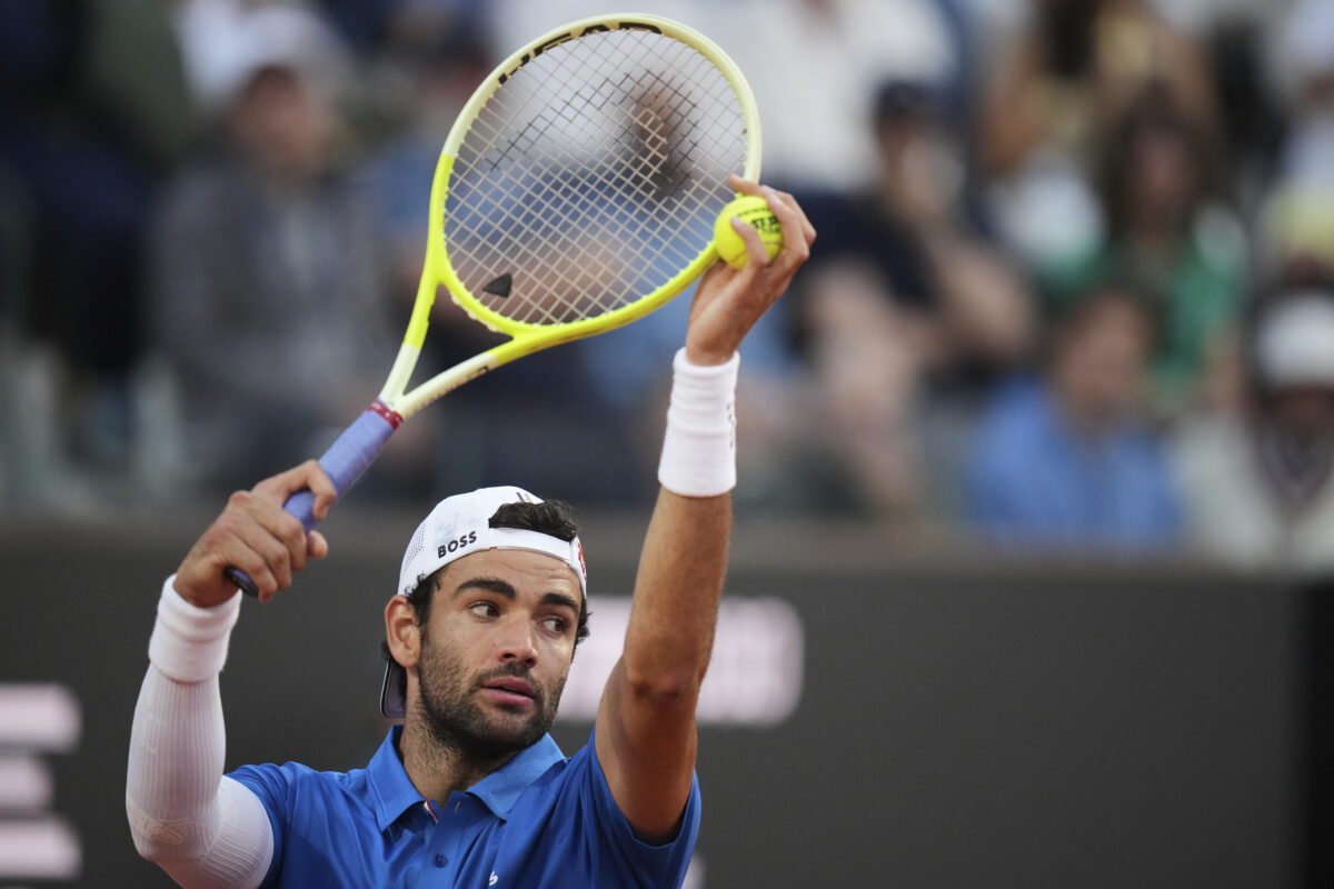 Matteo Berrettini torna in campo in Cina