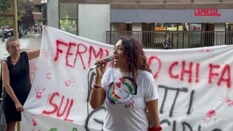 Roma, rete 'StopRearm' sotto sede Leonardo: “Riarmo parte da 11 settembre 2001”