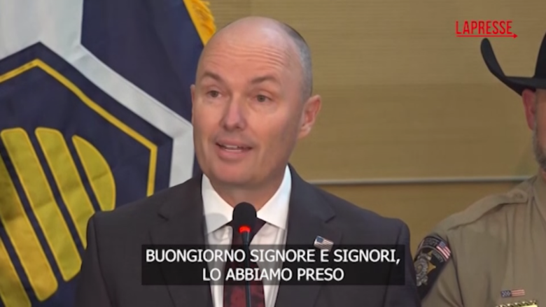 Omicidio Charlie Kirk, governatore Utah: "Su un bossolo del killer la scritta 'Bella Ciao'"
