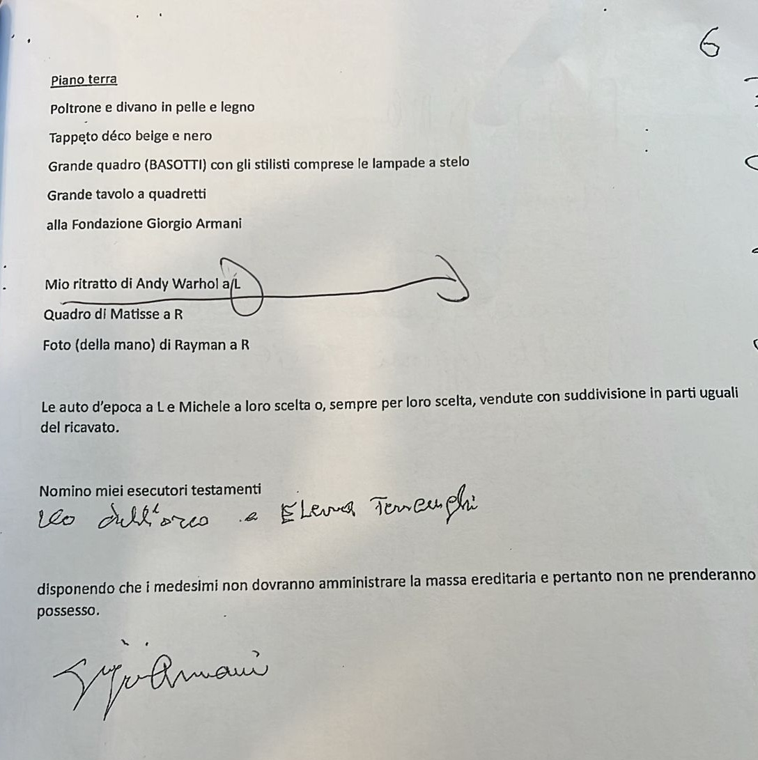 Galleria foto 'Testamento Armani, dal quadro di Warhol all’orso di bronzo: a chi vanno i beni dello stilista' - foto 4