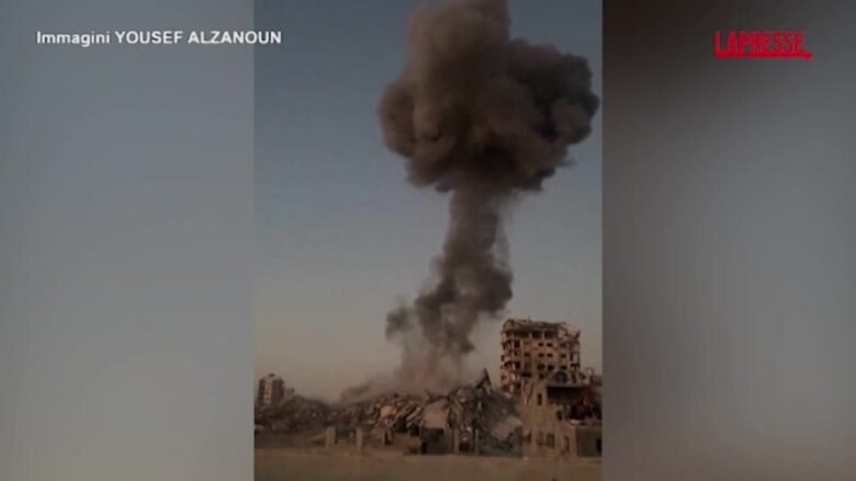 Missili su Gaza City, le urla dei palestinesi