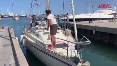 Partite da Augusta le barche della Global Sumud Flotilla: il video
