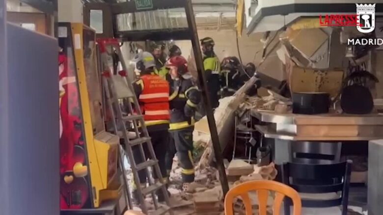 Spagna, esplosione in un bar a Madrid: una vittima