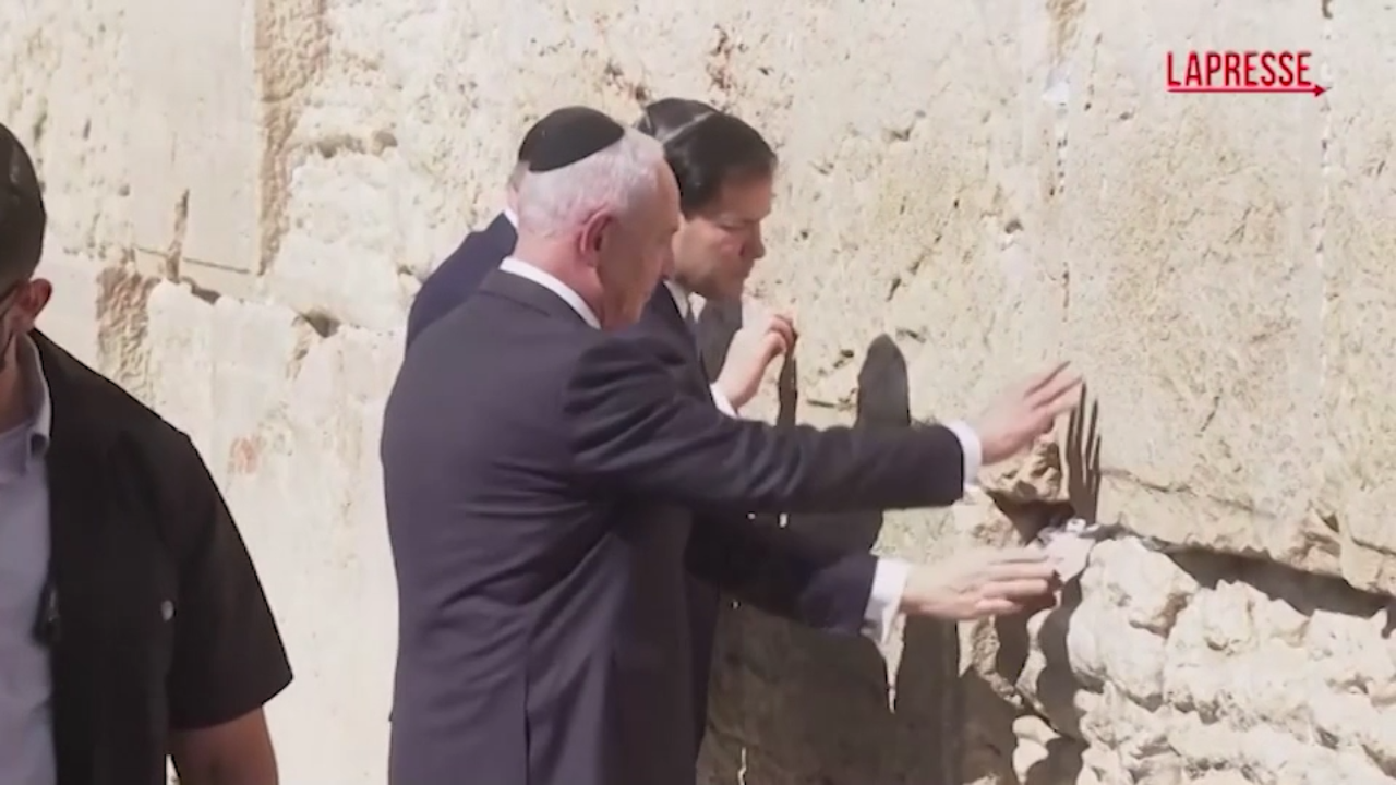 Israele, Netanyahu e Rubio al Muro del Pianto a Gerusalemme Israele, Netanyahu e Rubio al Muro del Pianto a Gerusalemme